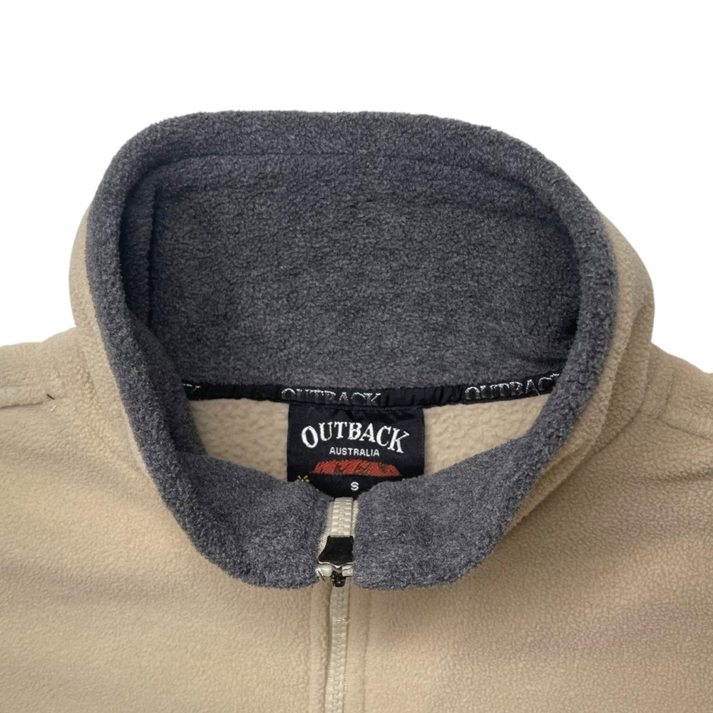Outback Trading Company Fleece Jacket SZ Small Kangaroos Outdoors Preppy Unisex - Picture 3 of 16